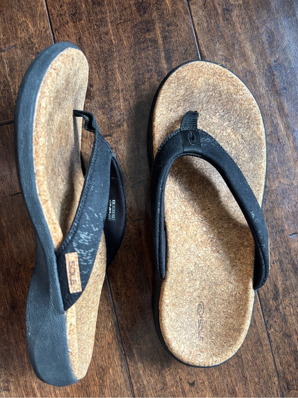 W7 - Sole sandals - cork bed support and comfort